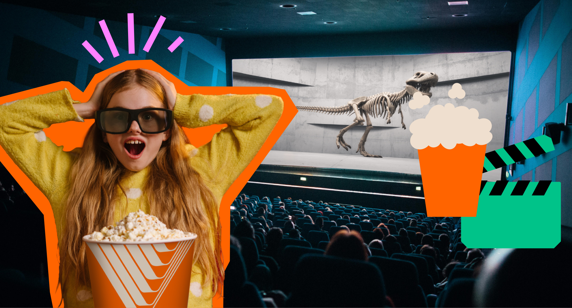 Girl Cinema Dino